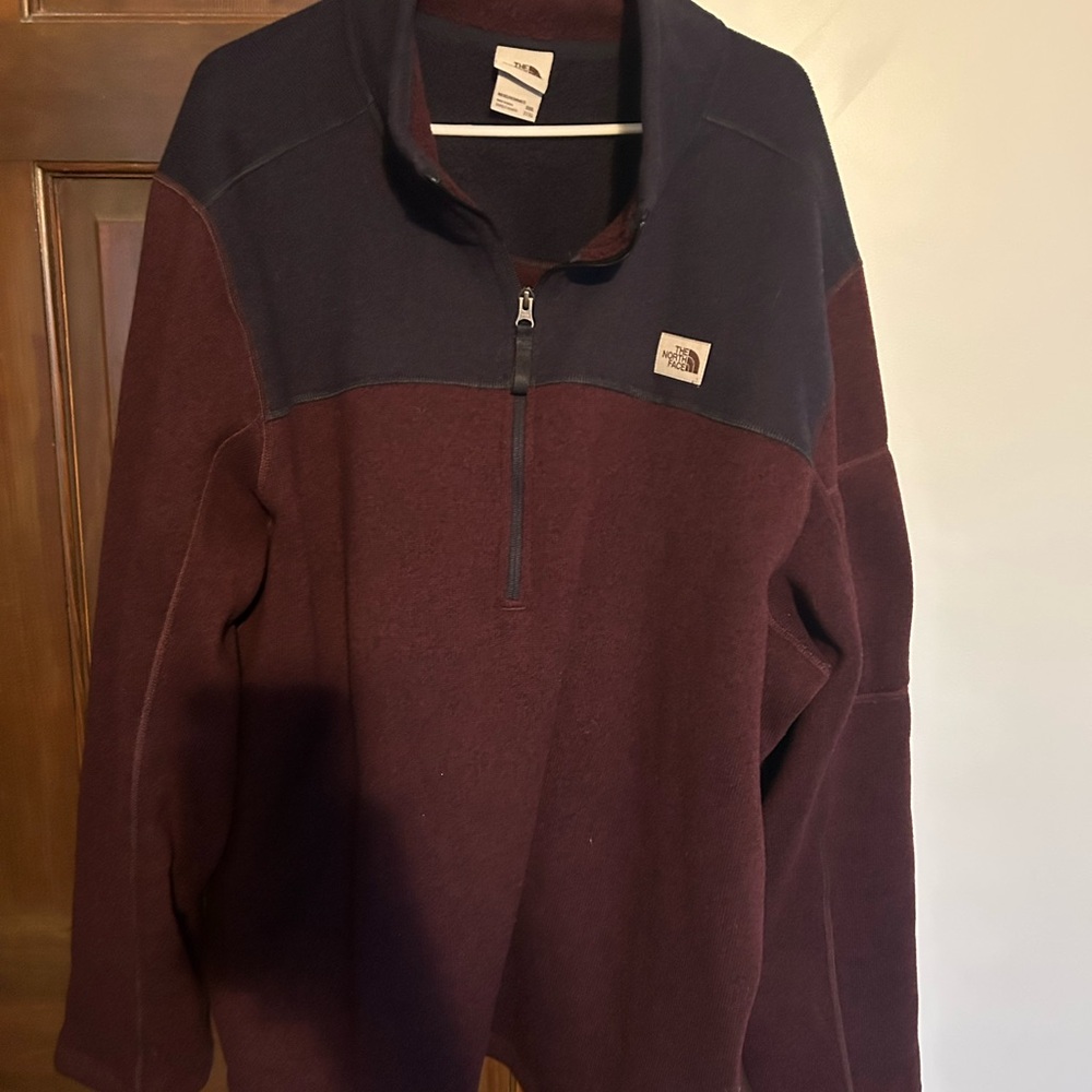 The North Face Men's Quarter zip XXXL